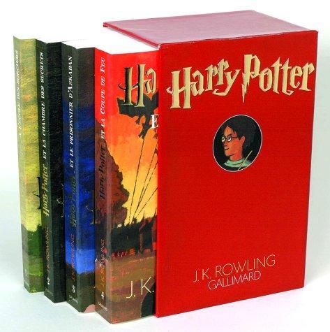 J.K. Rowling, Empty Author, Jim Dale, Empty Author: Harry Potter, coffret 4 volumes (French language, 2000)