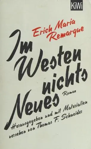 Erich Maria Remarque: Im Westen nichts Neues (German language, 2014, Kiepenheuer & Witsch)
