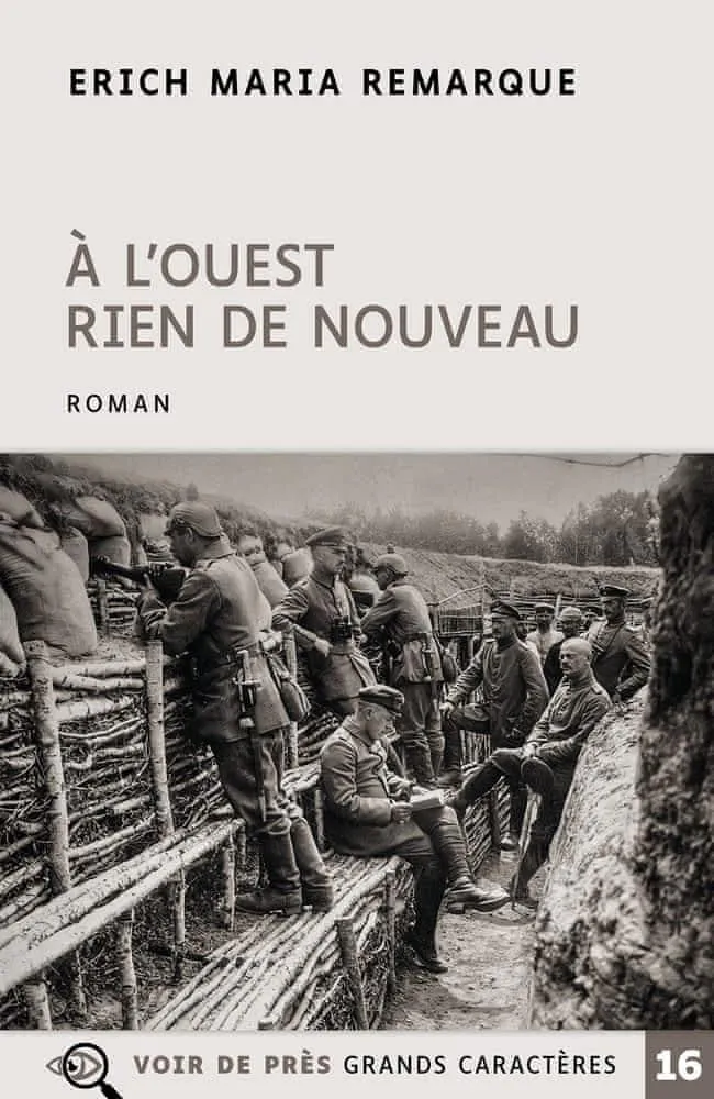 Erich Maria Remarque: A L'OUEST RIEN DE NOUVEAU (French language, 2020)