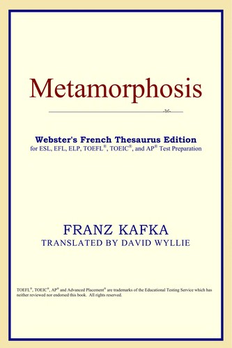 Franz Kafka: Metamorphosis (2005, ICON Classics)